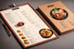 do digital restaurant food menu board flyer signage design