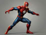 drawing custom superhero character in action