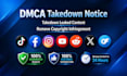takedown infringing negative content tiktok fb yt reddit onlyfans x under dmca