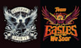 create owl phoenix veteran and eagle logo