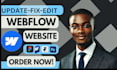 edit update fix webflow website convert your figma to webflow and framer wix cms