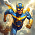 desing an amazing superhero comic cartoon characters