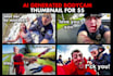 create ai generated bodycam thumbnails