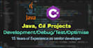 do java c sharp sql development for you