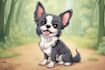 draw your pet into cute pet cartoon portrait