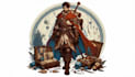draw 2d game design, 2d character full body illustration