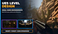 design a small game level in unreal engine 5