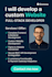 do website development, develop custom website as developer