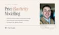 build a price elasticity model to optimise your pricing