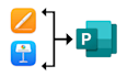 apple pages, apple keynote to publisher