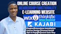 upload videos, setup skool thinkific teachable wix kajabi online course website