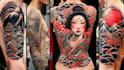 create stunning japanese style tattoo design