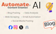 create a custom bot to automate your content creation