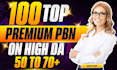 make 100 high quality homepage backlinks