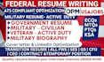 write federal resume ksa ecqs for executive government military veteran usajobs
