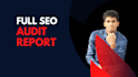 provide full SEO audit report technically and manually