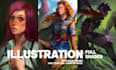draw detailed digital illustration for your dnd, book or game