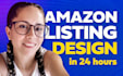 design high converting amazon listing images in 24h