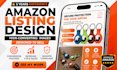 design amazon listing images and a plus content