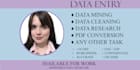 do expert data entry work