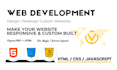do web programming, fix ,customize, PSD to responsive html website