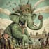 make a political or satirical cartoon illustration