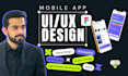 design user friendly mobile app UI UX design in figma