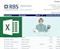 accurately copy your bank statements into microsoft excel