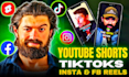 do yt shorts and tiktok editing