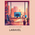 create your application by programming in laravel