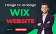 create wix website, wix website design or wix redesign website wix store