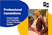 provide english and turkish interpretation