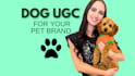 create dog ugc videos for your pet product