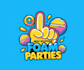 make unique foam party business logo