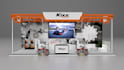 design exhibition stall, booth, stand, kiosk 3d design