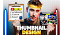 design catchy youtube thumbnail in iman gadzhi style miniature creator