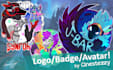 draw a logo, badge or avatar for you