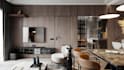 create minimalistic 3d interior design and render