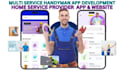 develop multi service handyman app, home service booking app, handyman website