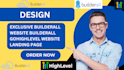 design exclusive builderall website builderall gohighlevel website landing page