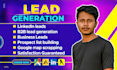 do b2b lead generation, business leads, linkedin lead and email list building