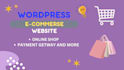 create e commerce website