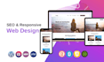 create a fully responsive website design within 24 hours