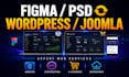 convert figma or PSD design into a pixel perfect wordpress website