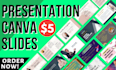 design powerpoint PPT presentation, canva and google slides