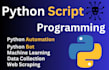 python programming automation script ml java r data collection website scraping
