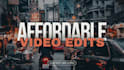 do simple cinematic edits and youtube video edits