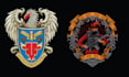 make custom falcon coat of arms logo