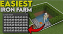 build an iron farm in minecraft