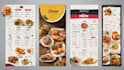 design creative restaurant menu, digital menu, food menu design